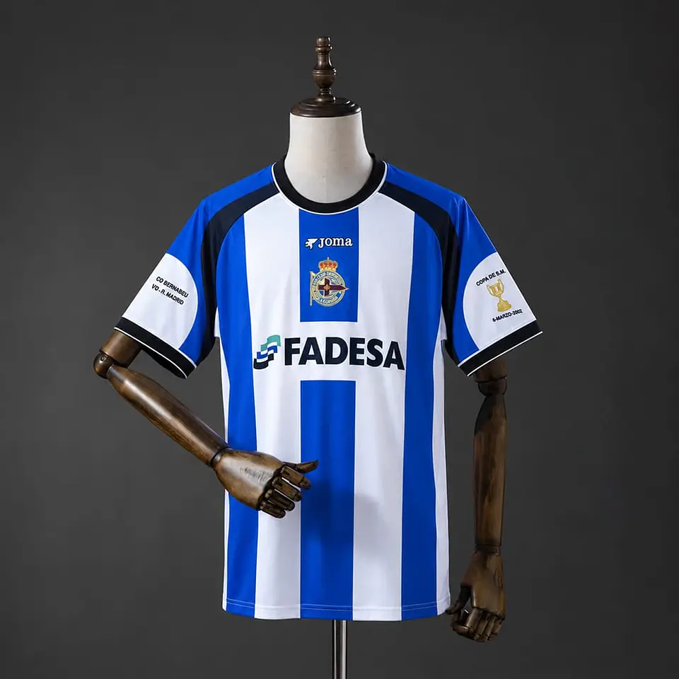 Camisola Deportivo La Coruña I 01/02 - Retro 1