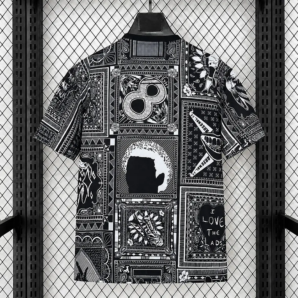 Camisola Arsenal 23/24 - Pré jogo - Retro 2