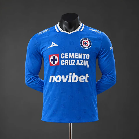 Camisola Cruz Azul I 26/27 - Versão Jogador - Manga Longa