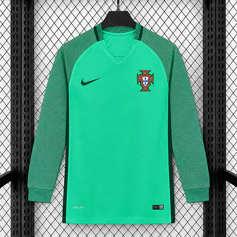 Camisola Portugal II - Euro 2016 - Retro - Manga Longa