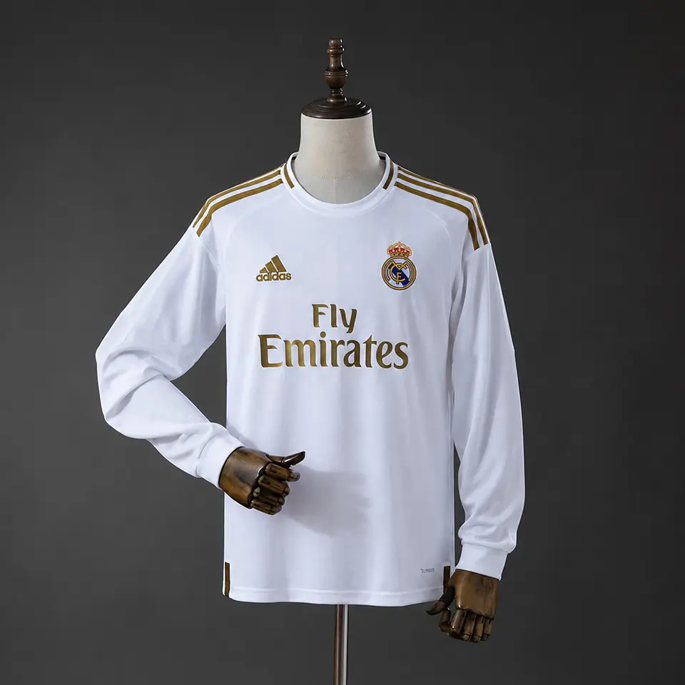 Camisola Real Madrid I 19/20 - Retro - Manga Longa 1
