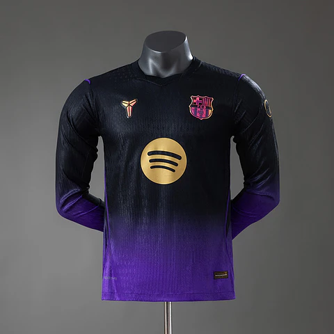 Camisola Barcelona II 26/27 - Versão Jogador - Manga Longa