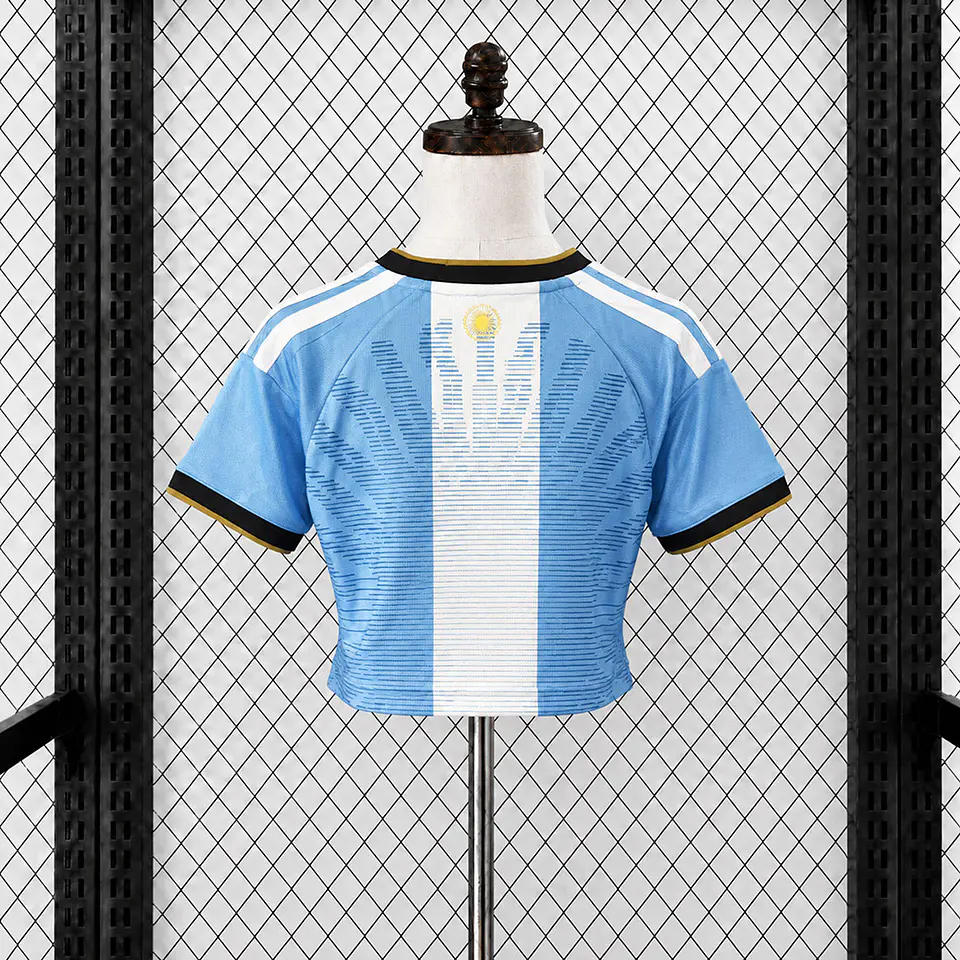 Top feminino Argentina I 26/27 - Messi Tribute 2