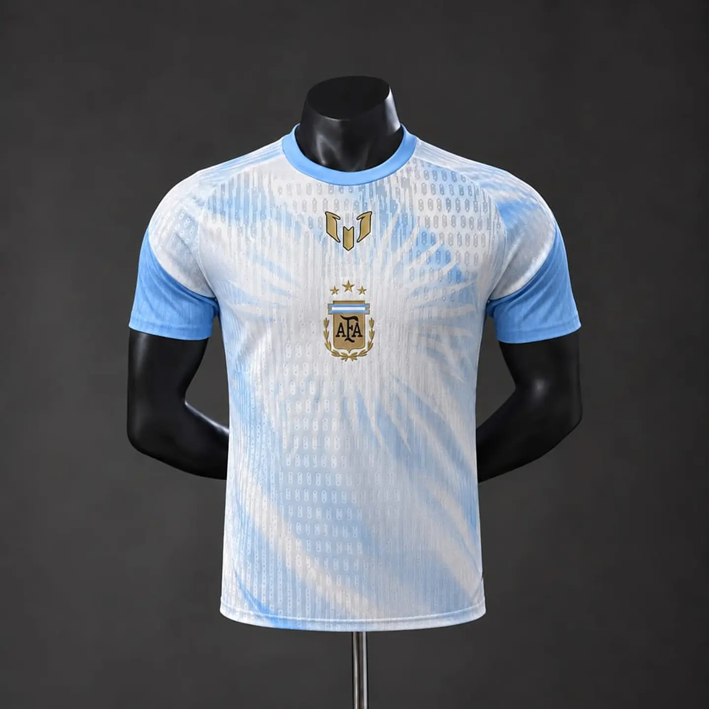 Camisola Argentina 26/27 - Messi Tribute - Pré jogo - Versão Jogador 1