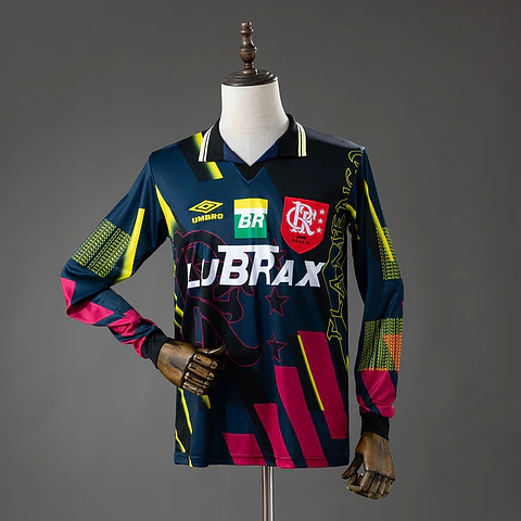 Camisola Flamengo GR 1998 - Retro - Manga Longa