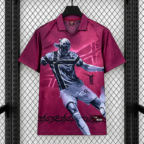 Camisola Noruega x Travis Scott x Cactus Jack x T90 - Haaland - Retro