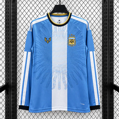 Camisola Argentina I 26/27 - Messi Tribute - Manga Longa