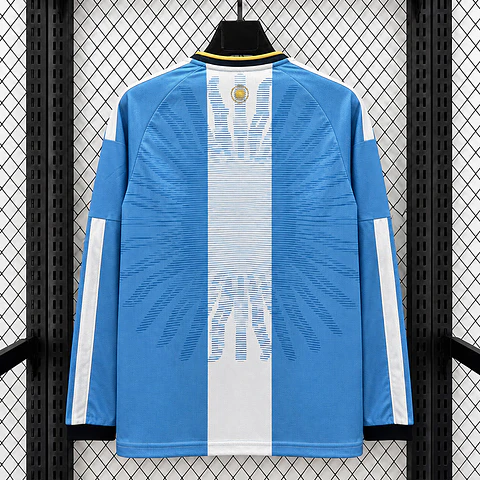 Camisola Argentina I 26/27 - Messi Tribute - Manga Longa