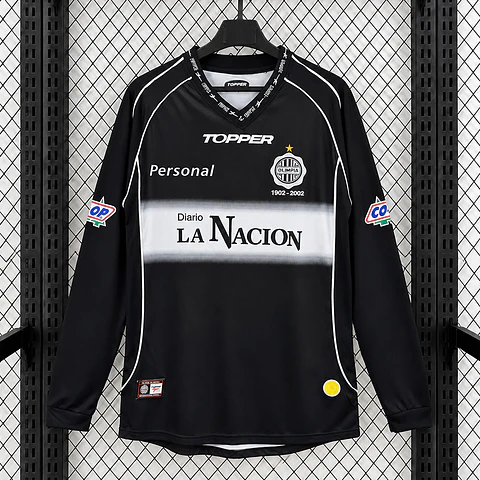 Camisola Club Olímpia II 2002 - Retro - Manga Longa