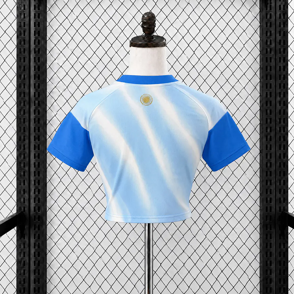 Top feminino Argentina 26/27 - Messi Tribute - Pré jogo 2
