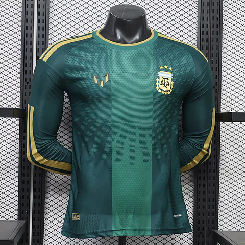 Camisola Argentina GR 26/27 - Messi Tribute - Versão Jogador - Manga Longa