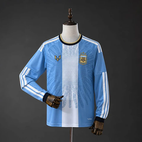 Camisola Argentina I 26/27 - Messi Tribute - Manga Longa