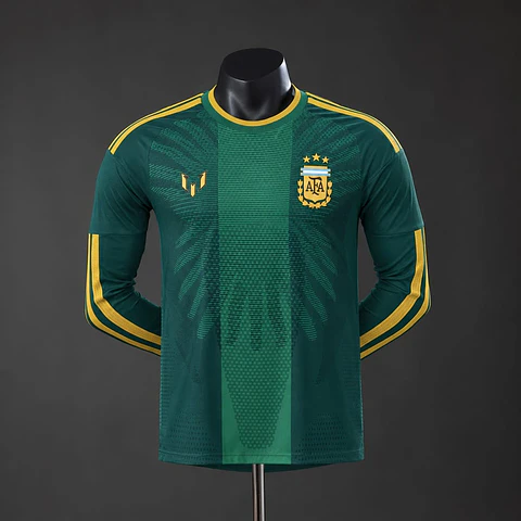 Camisola Argentina GR 26/27 - Messi Tribute - Versão Jogador - Manga Longa