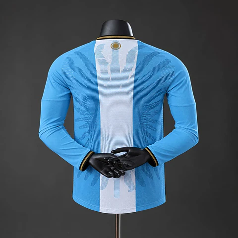 Camisola Argentina I 26/27 - Messi Tribute - Versão Jogador - Manga Longa