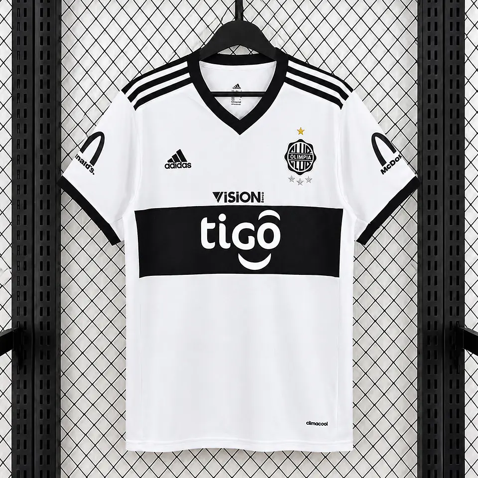 Camisola Club Olímpia I 2017 - Retro 1