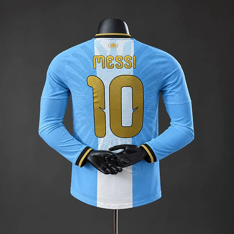 Camisola Argentina I 26/27 - Messi Tribute - Versão Jogador - Manga Longa