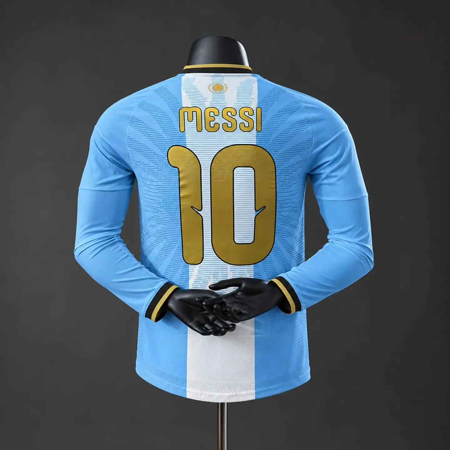 Camisola Argentina I 26/27 - Messi Tribute - Versão Jogador - Manga Longa 2