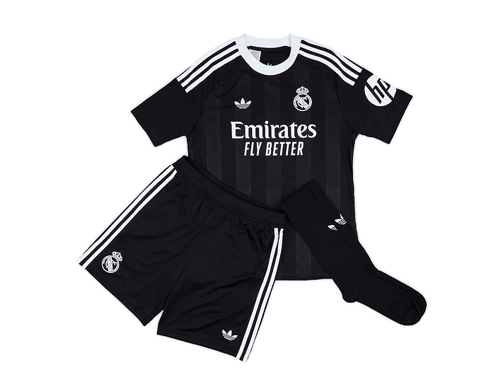 Madrid 2025/26 (Third Kit Black - Kids) 1