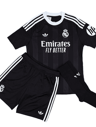 Madrid 2025/26 (Third Kit Black - Kids)