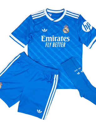 Madrid 2025/26 (Third Kit Blue - Kids)