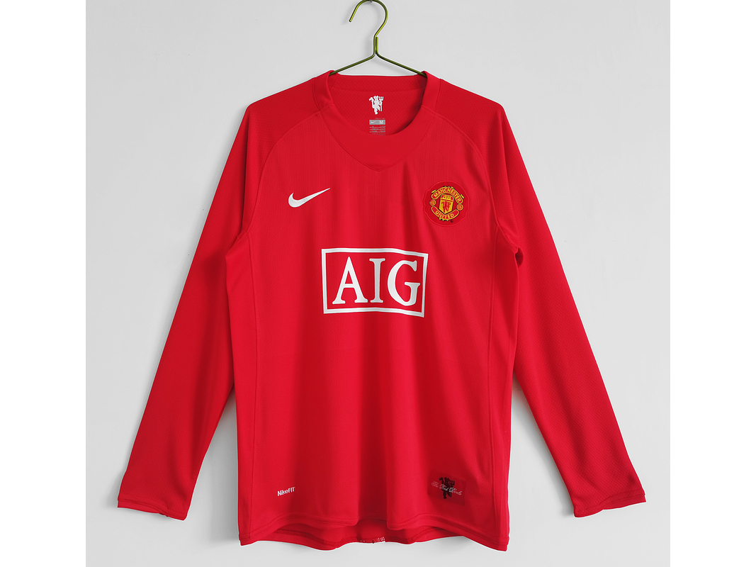 Manchester United 2007/08 (Home Kit - Long Sleeve) 1