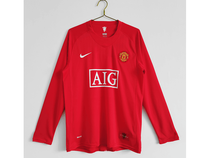 Manchester United 2007/08 (Home Kit - Long Sleeve) 1
