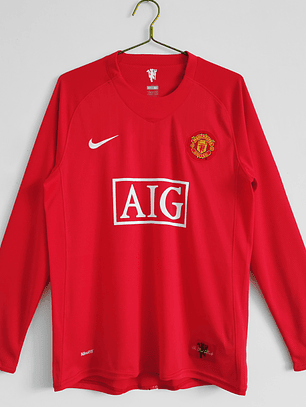 Manchester United 2007/08 (Home Kit - Long Sleeve)