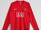Manchester United 2007/08 (Home Kit - Long Sleeve) - thumbnail 1