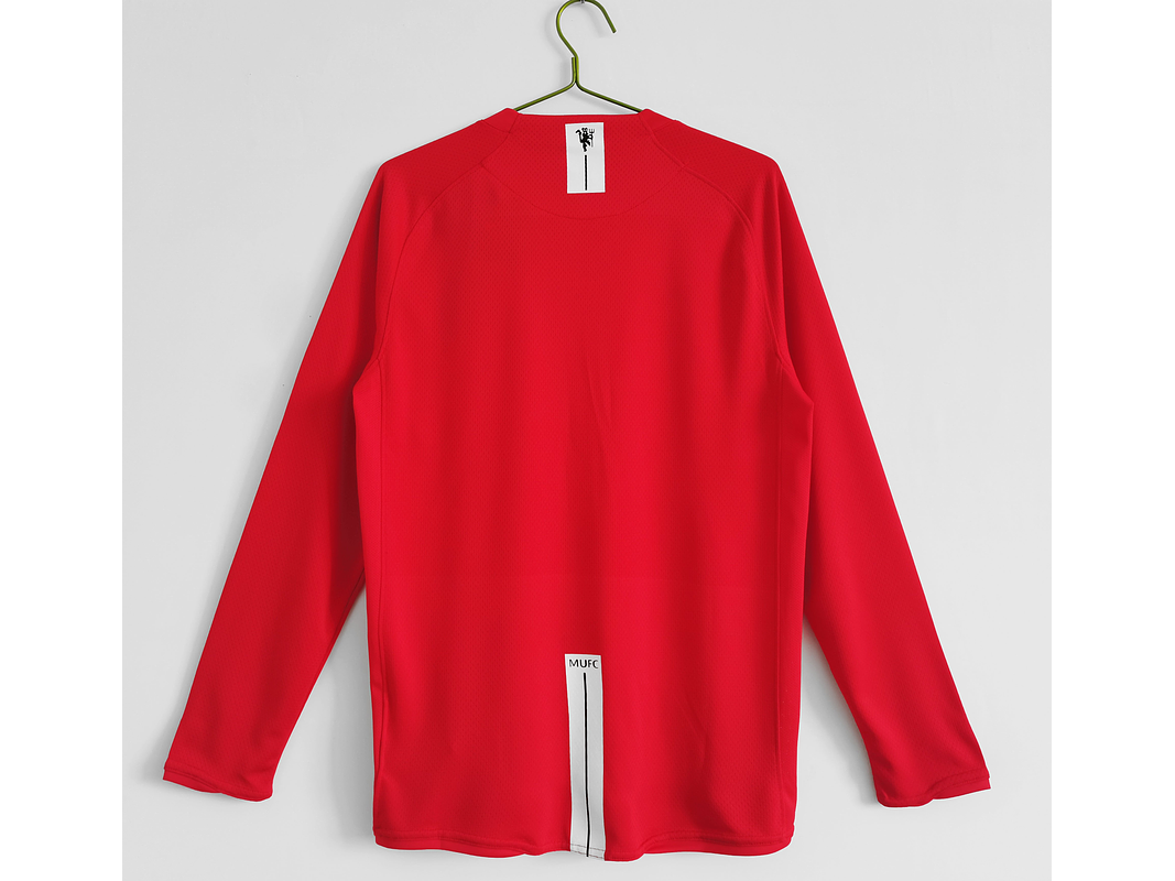 Manchester United 2007/08 (Home Kit - Long Sleeve) 3