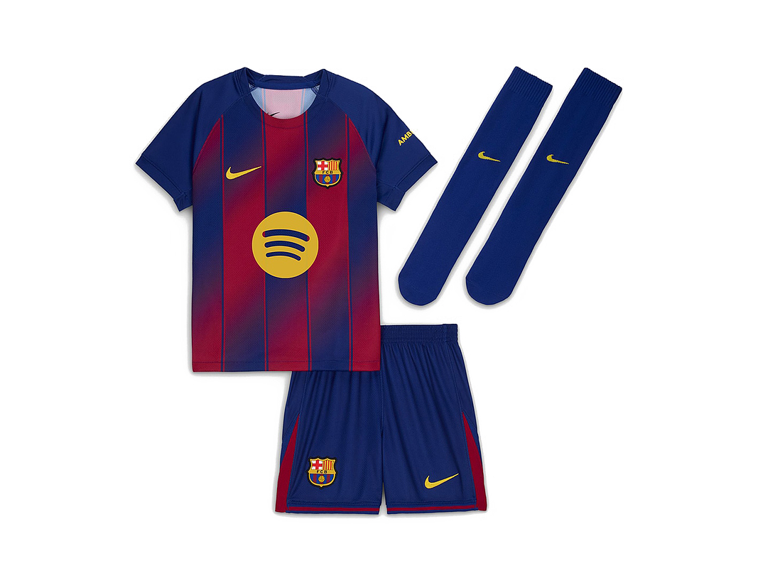 Barcelona 2025/26 (Home Kit - Kids) 1