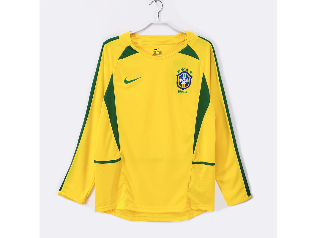 Brasil 2002 (Home Kit - Long Sleeve) 1