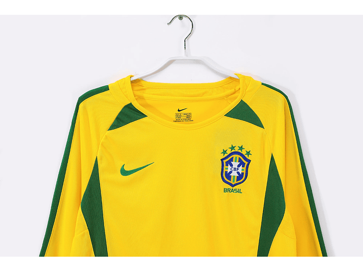 Brasil 2002 (Home Kit - Long Sleeve) 2