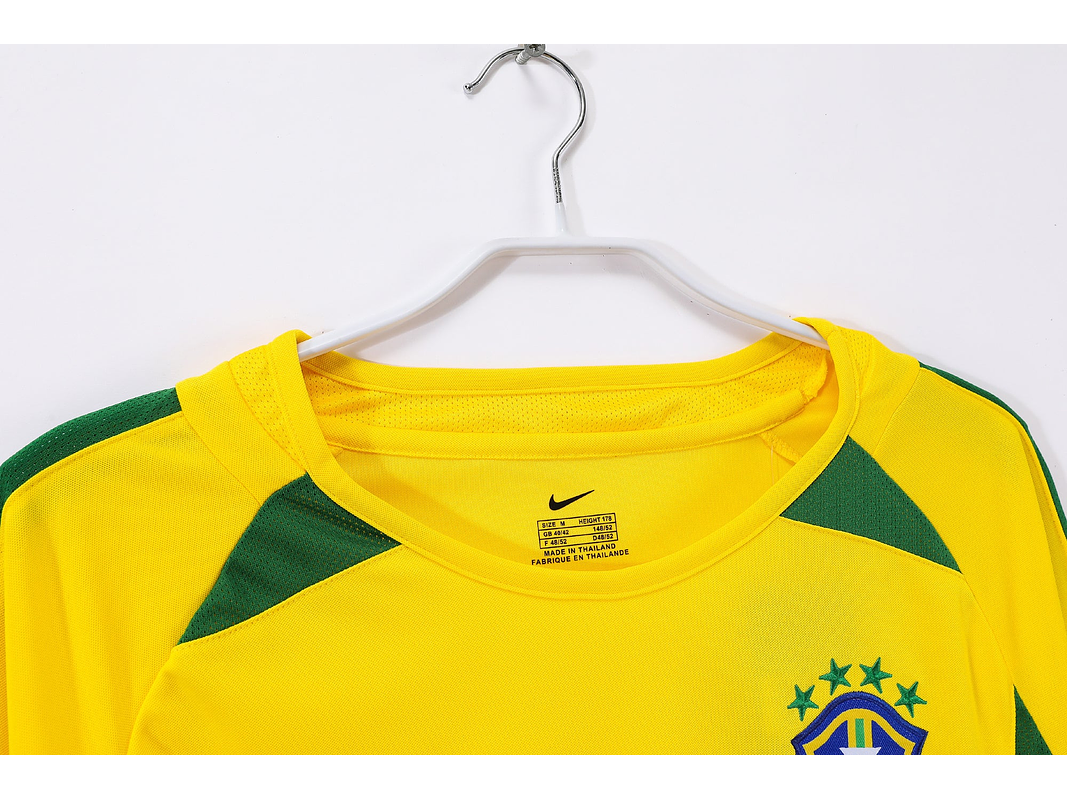 Brasil 2002 (Home Kit - Long Sleeve) 4