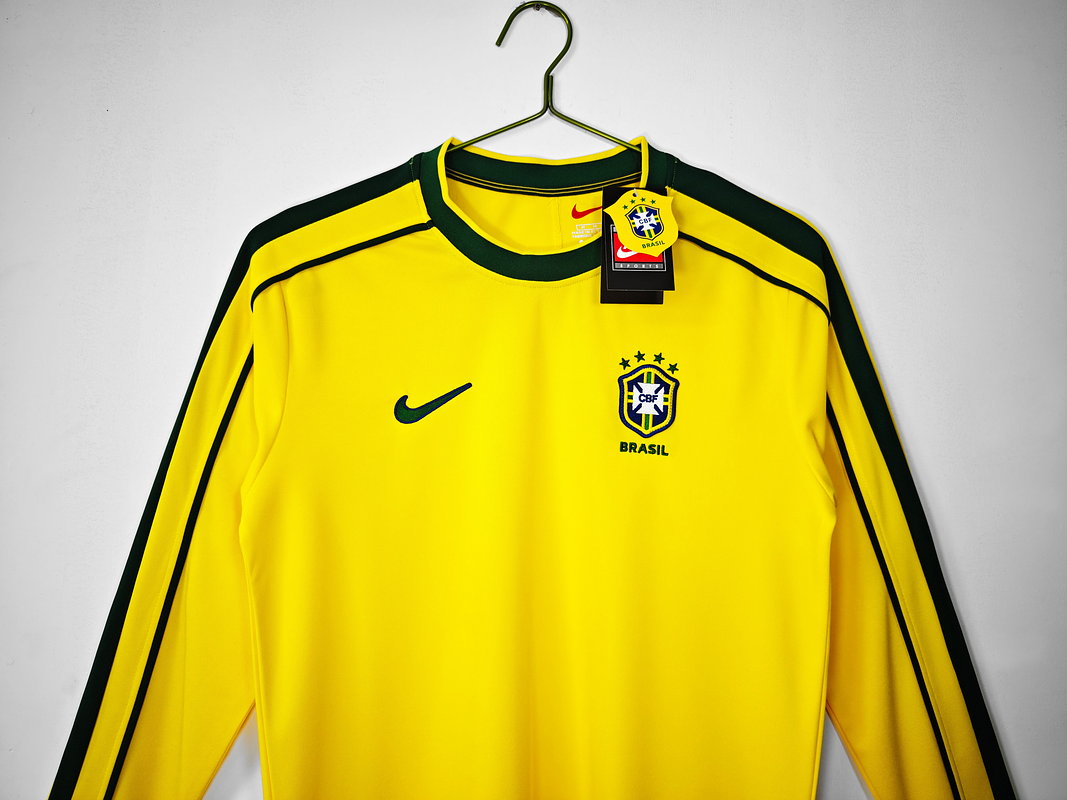 Brasil 1998 (Home Kit - Long Sleeve) 2