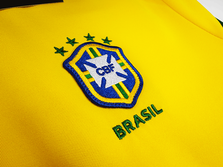 Brasil 1998 (Home Kit - Long Sleeve) 8