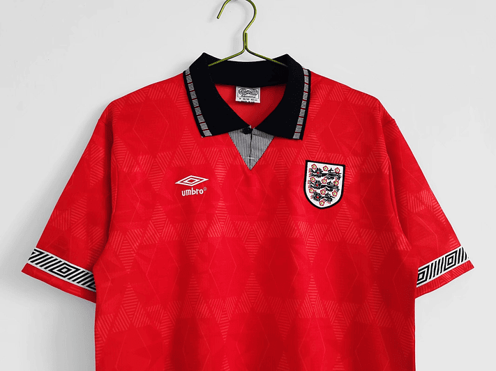Inglaterra 1990/92 (Third Kit - Red) 2