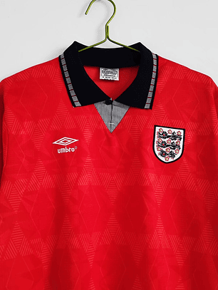 Inglaterra 1990/92 (Third Kit - Red)