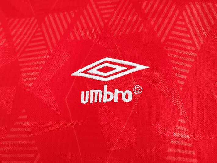 Inglaterra 1990/92 (Third Kit - Red) 10