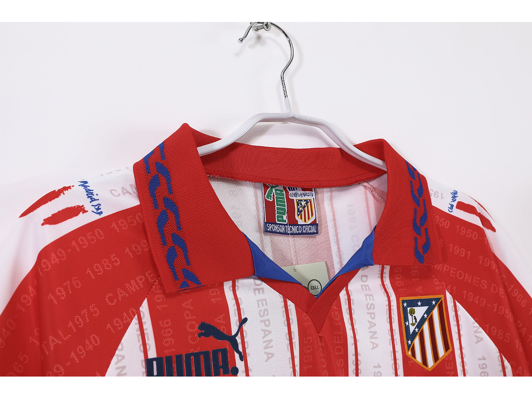 Atlético de Madrid 1995/96 (Home Kit) 4