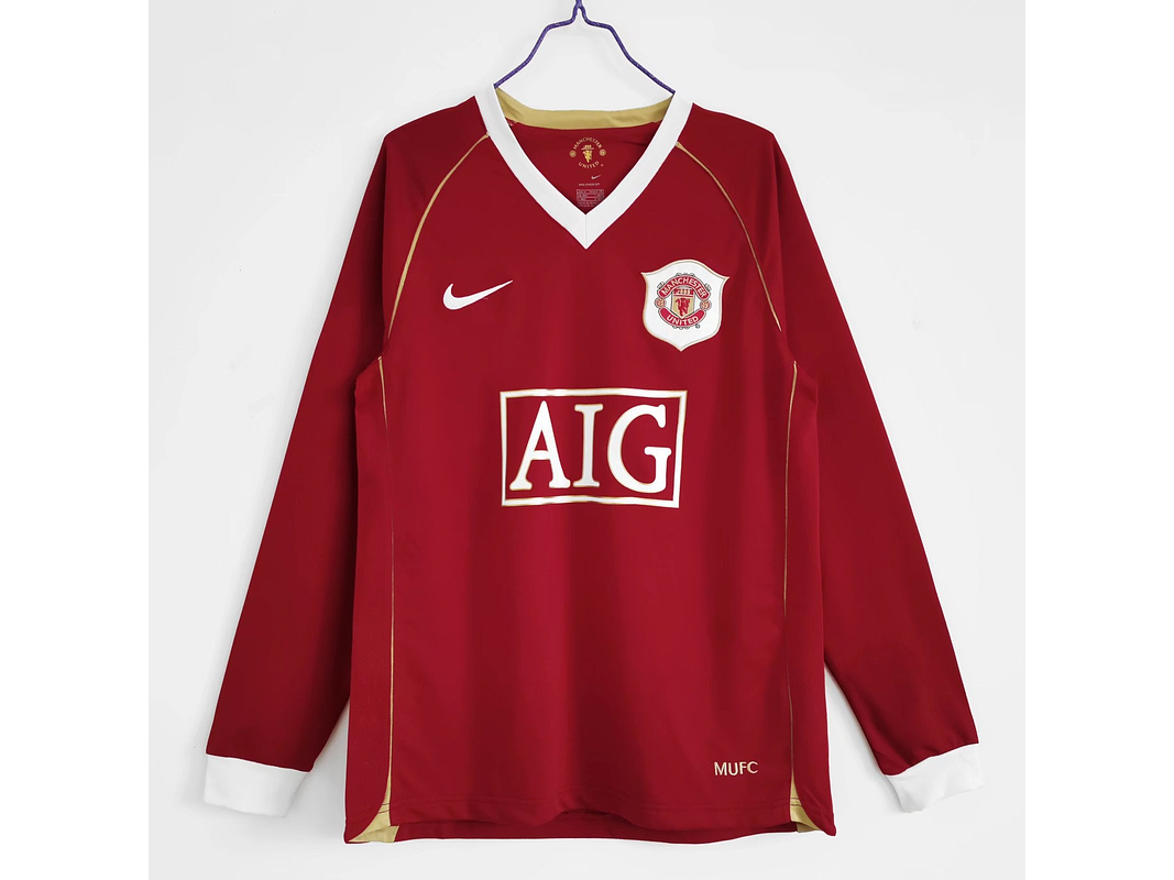 Manchester United 2006/07 (Home Kit - Long Sleeve) 1