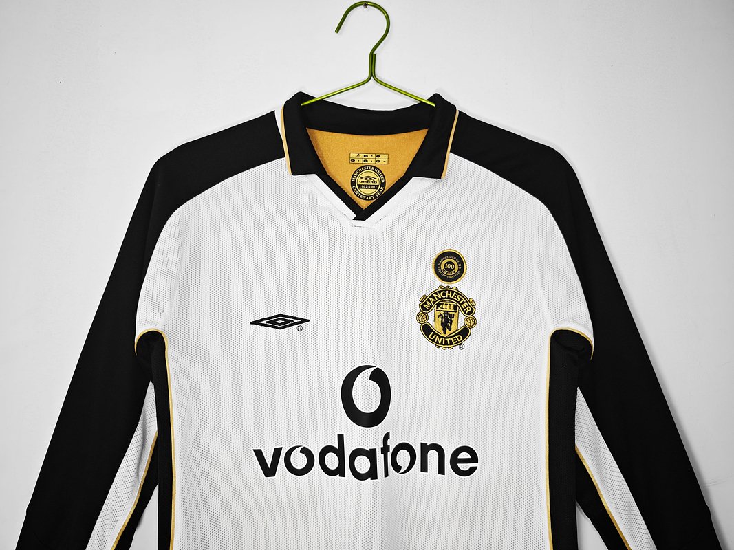Manchester United 2001/02 Centenary (White - Long Sleeve) 2
