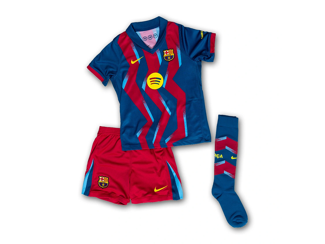 Barcelona 2025/26 (Fourth Kit - Kids)  1
