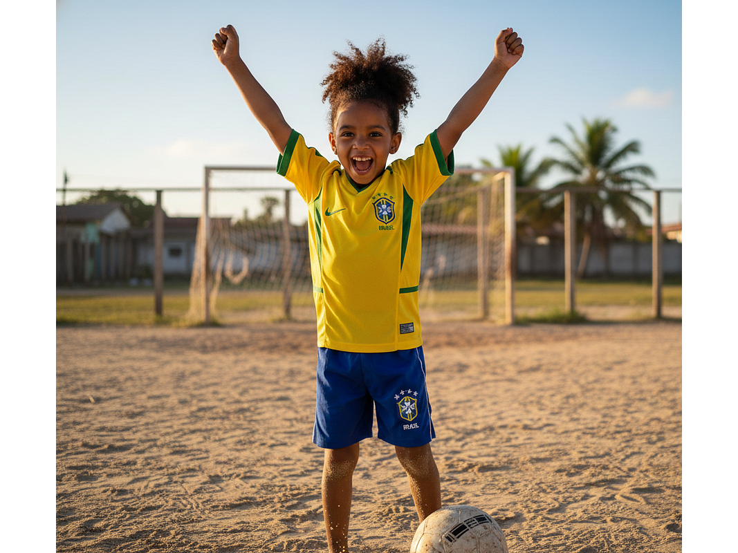 Brasil 2002 (Home Kit - Kids) 6