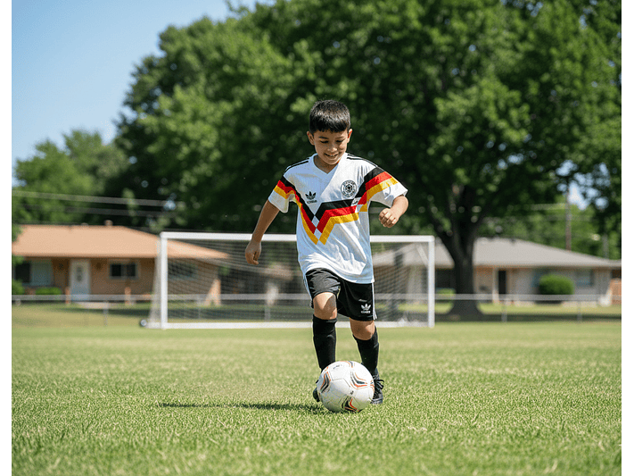 Alemania 1988/90 (Home Kit - Kids) 6