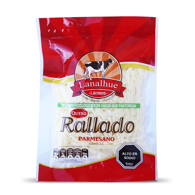 Queso Parmesano rallado en Hebra x 40 Grs.