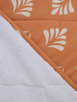 Plumón KING Básico Sherpa Estampado  - Clementina