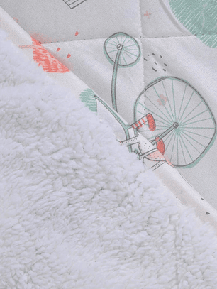 Plumón Infantil Básico Estampado Sherpa - Catalina