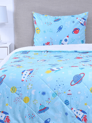 Plumón Infantil Básico Estampado Sherpa - Andrés