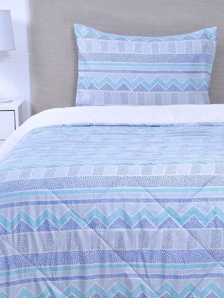 Plumón Infantil Básico Estampado Sherpa - Borjas 1