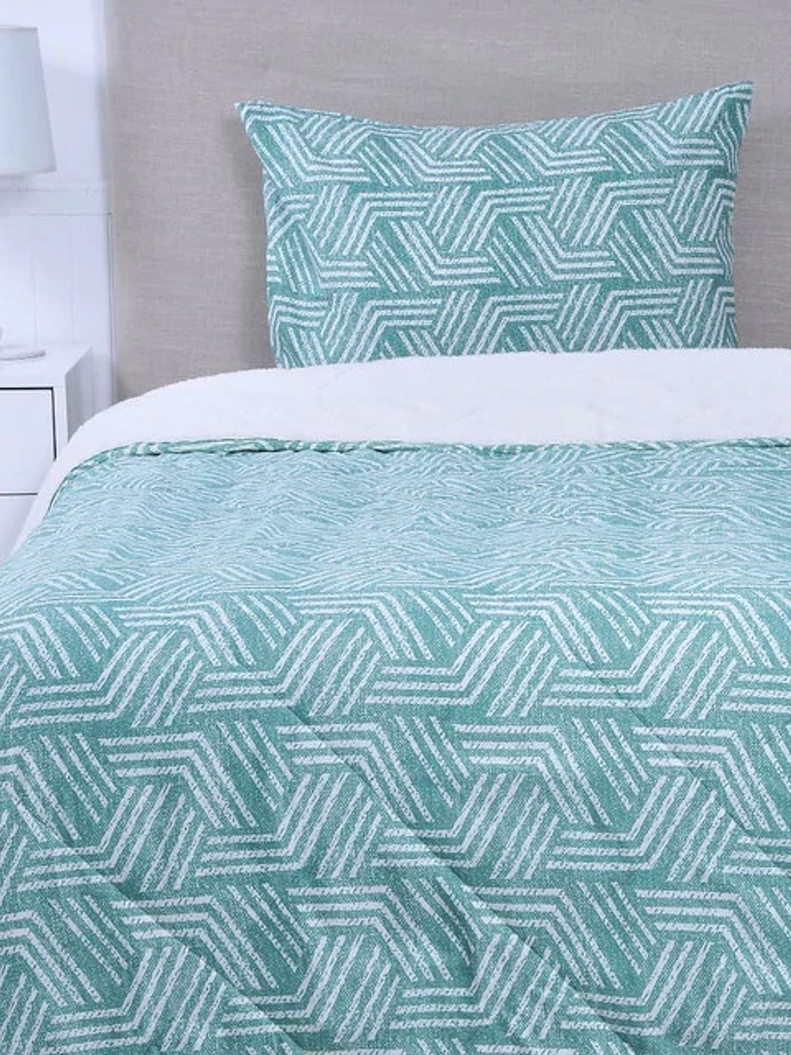 Plumón 1.5 Básico Sherpa Estampado  - Lagoon 1